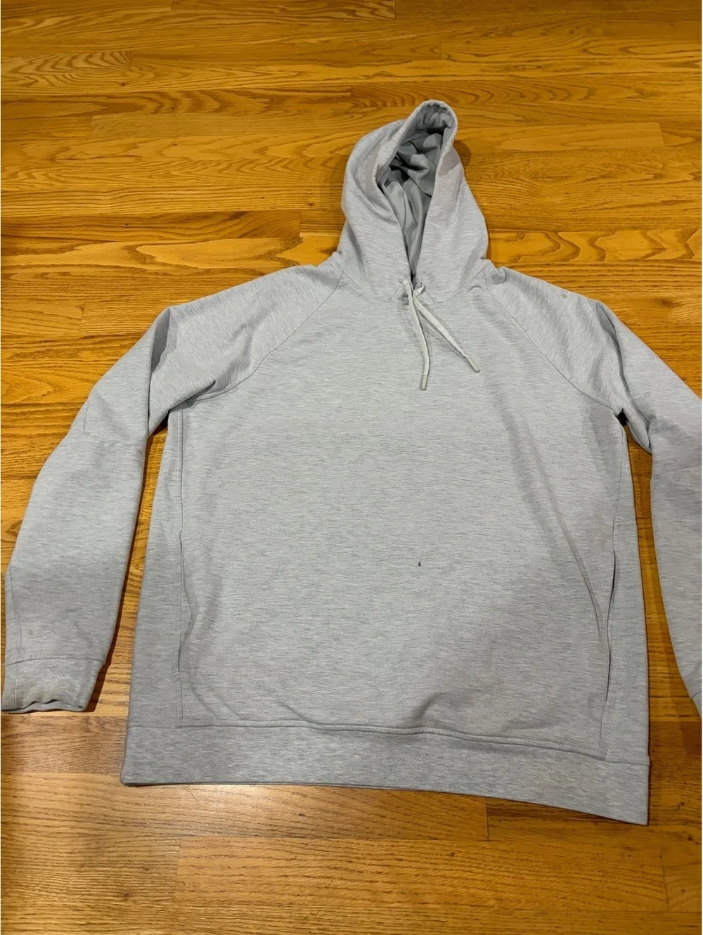 Men's heathered grey Lululemon City Sweatshirt Pullover Hoodie XL soft stretch